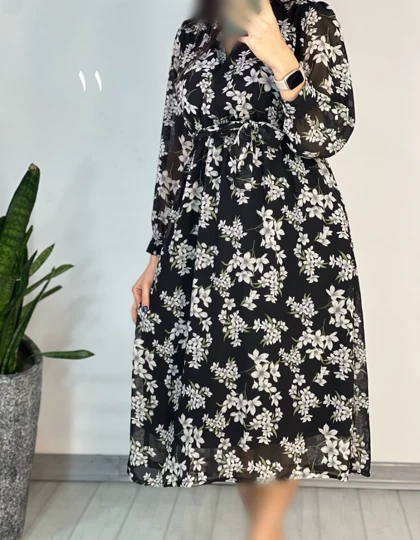 پیراهن حریر میدی41