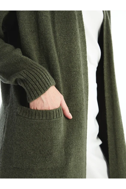 ژاکت کش باف پشمی زنانه اورجینال ال سی وایکیکی lc-waikiki