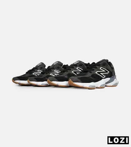 کفش کتانی مردانه و زنانه مشکی خاکستری NEW BALANCE 9060