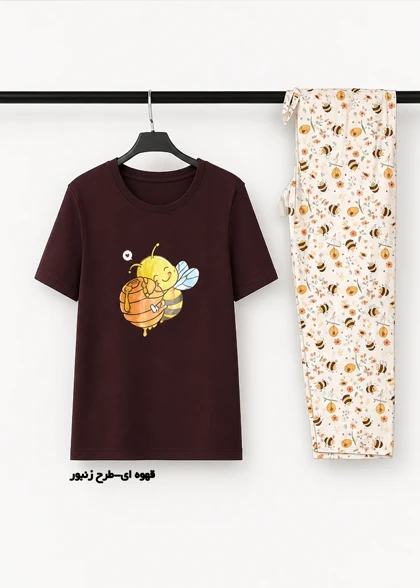 ست تیشرت و شلوار زنانه مدل wcs048