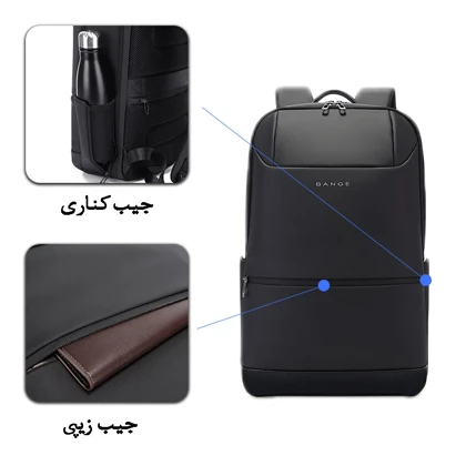 کیف کوله پشتی لپ تاپ 15.6 اینچی اورجینال بنج BANGE 2950