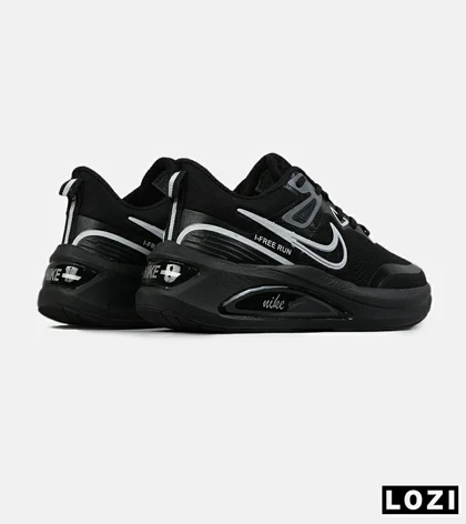 کفش کتانی مردانه و زنانه مشکی نایک NIKE air zoom Free Run مدل 8786