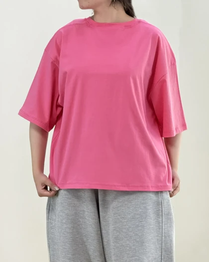 تیشرت باکسی پاستیلی