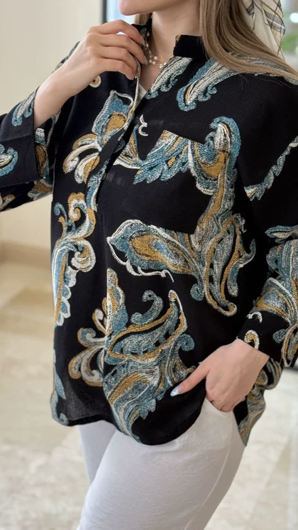 شومیز ترمه ایتالیایی