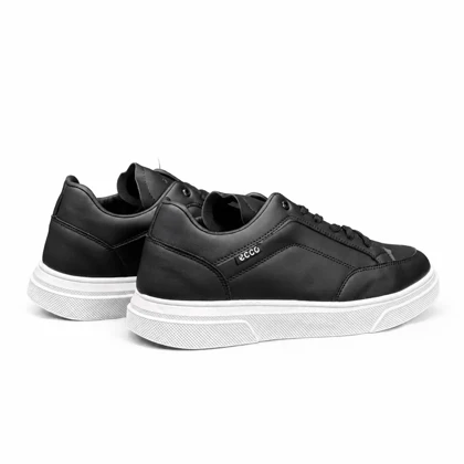 کفش کتانی بزرگ پا مدل ونس اکو مشکی سفید Vans ecco