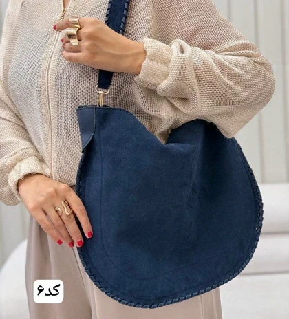 کیف زنانه چرم طبیعی گلباد