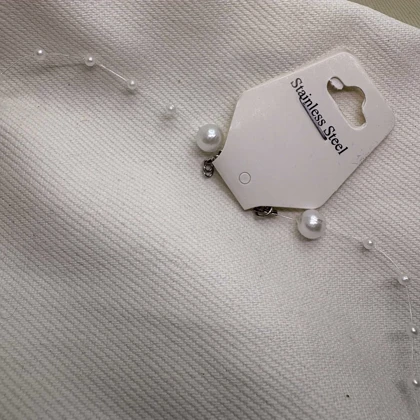 گردنبند نامرئی طرح «مروارید معلق» (Illusion Necklace) | مینیمال و اقتصادی