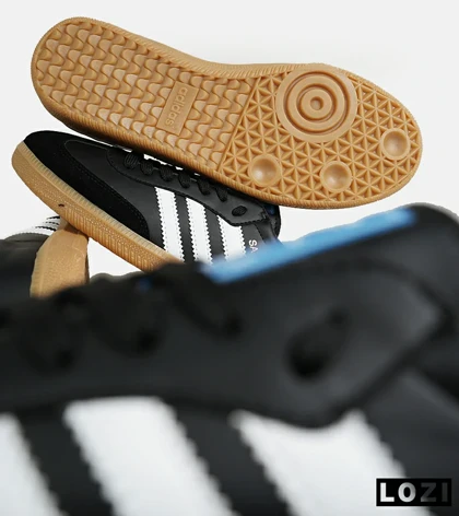 کفش کتانی مردانه و زنانه مشکی سفید کرم ADIDAS Samba