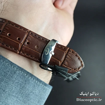 ساعت مچی مردانه برند الگانس مدل DO1176 بند چرمی