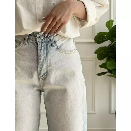 شلوار جین نیم بگ 1002898