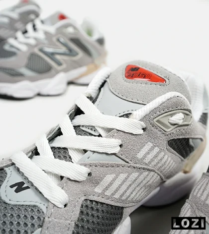 کفش کتانی مردانه و زنانه طوسی خاکستری NEW BALANCE 9060 مدل 5300