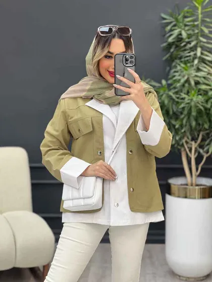 مانتو ترکیبی نورا