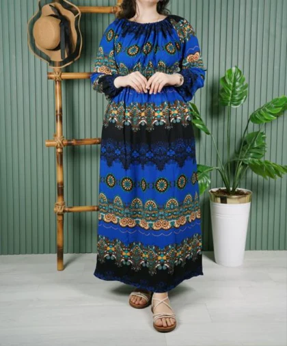 پیراهن ساحلی گلنوش E7511