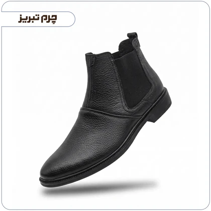 نیم بوت مردانه چرم اصل برهان