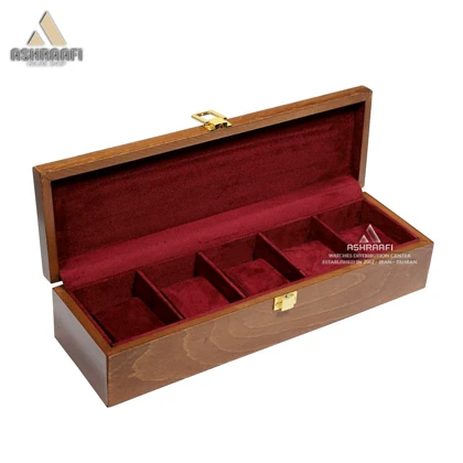 جعبه ساعت مچی 5 عددی چوبی Box Watches 5 WS