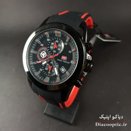 ساعت مچی مردانه اورجینال موتور ژاپن برند مینی فوکوس سه موتور مدل Mf0287G.04 بند رابر