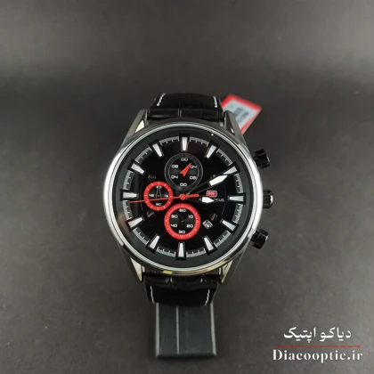 ساعت مچی مردانه اورجینال موتور ژاپنی برند مینی فوکوس سه موتور مدل Mf0083G.01 بند چرم