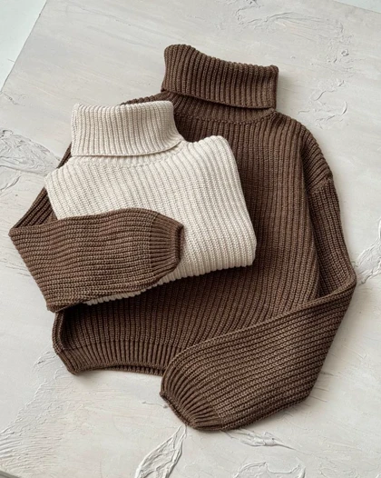 کراپ بافت یقه اسکی  کد 1500151