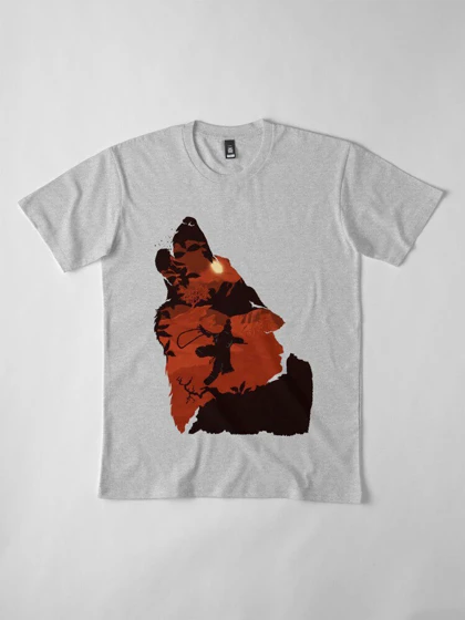 تیشرت با طرح Sekiro - One Armed Wolf سکیرو کد 27381