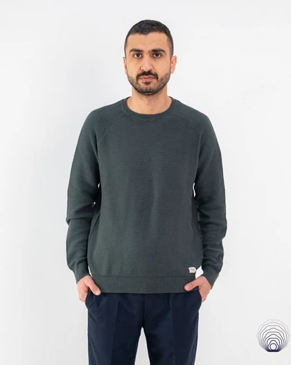 پلیور بافت سبز تیره یونیسکس Jack & | پلیور بافت سبز تیره یونیسکس Jack & Jones کد 17756