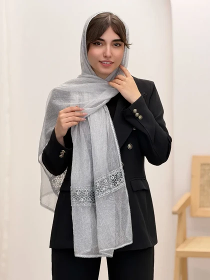 4623-شال کبریتی ریبرو