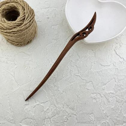 کانزاشی مو زنانه چوبی طرح خاص مدل آریسا