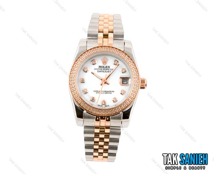 ساعت مچی زنانه رولکس دیت جاست مدل Rolex-2388-L