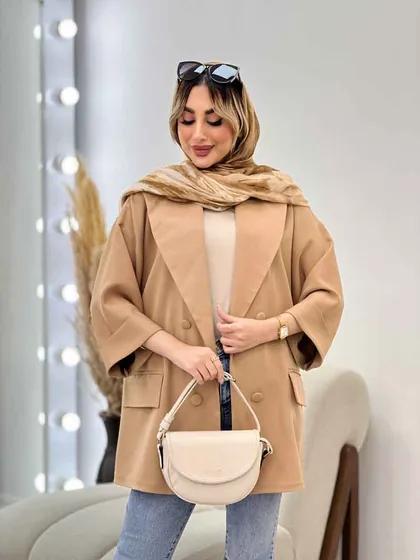 مانتو مازراتی یقه بلیزری