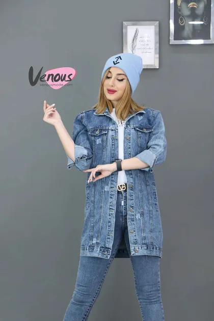 کت جین DEFACTO آبی وسط