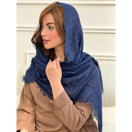 شال نخی حصیری دورریش طرح گوچی
