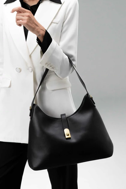 کیف دستی زنانه چرم مصنوعی دسته دار دیوید جونز DAVIDJONES