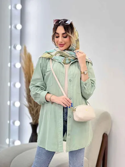 مانتو دو جیب پیله