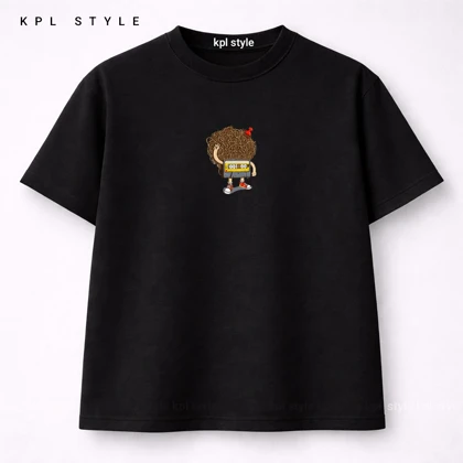 تیشرت باکسی طرح نوستالژی 100٪ پنبه | کد 1386