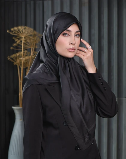 روسری ابریشم ژاکارد (قواره 120) 30124