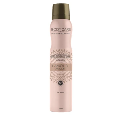 اسپری بدن زنانه بادی کر مدل لالیک لامور Body Care Lalique Lamour حجم 200 میل