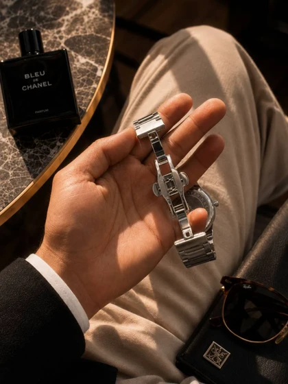 ساعت تیسوت مردونه /قفل پروانه/موتور تقویم دار/بند و بدنه استیل درجه یک