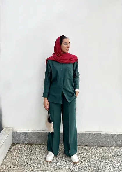 ست شومیز و شلوار لوکی