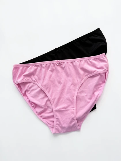 شورت اسلیپ نخ پنبه ساده پاپیون دار سایز 3XL میسپل Misspel