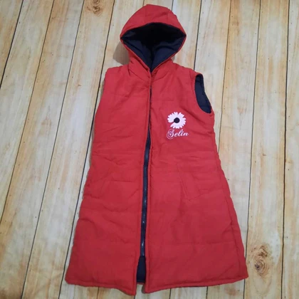 پافر دخترانه مدل آفتاب گران دو رو