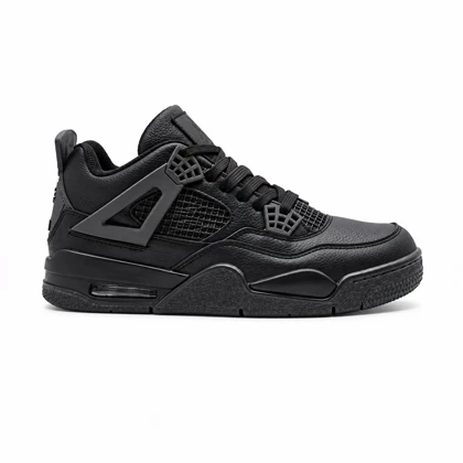 کفش و کتانی مردانه ساق‌دار مدل جردن NIKE AIR JORDAN 4 رنگ مشکی کد 2222