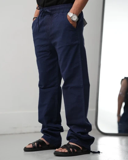 شلوار مردانه لینن کنفی