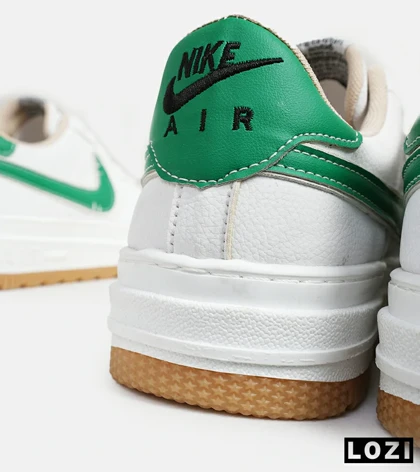 کفش مردانه و زنانه سفید سبز NIKE AIR FORCE