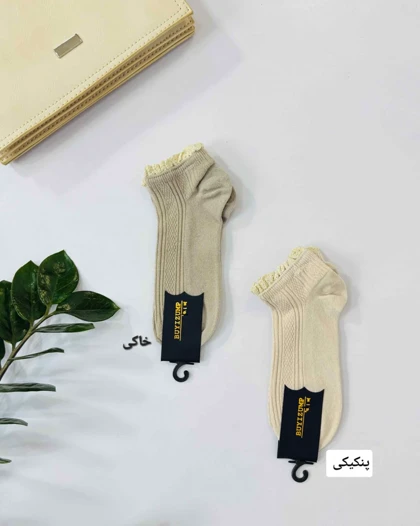 جوراب لبه توری _ کد 1064