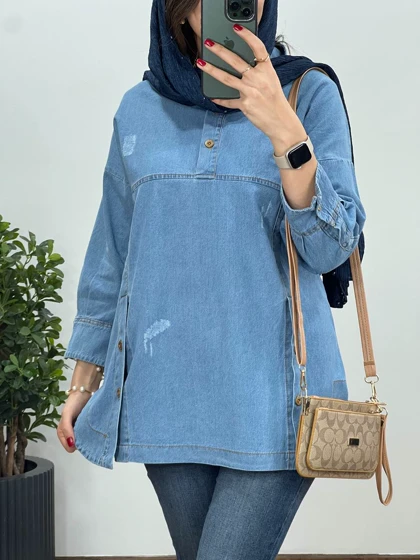 تونیک مانتویی جین قصیده 1