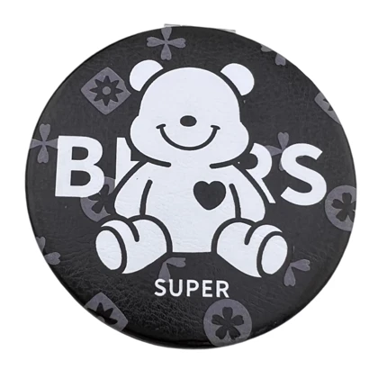 آینه جیبی تاشو با طرح خرس دوست‌داشتنی و فانتزی