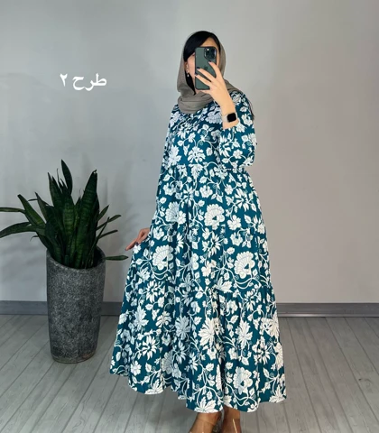 پیراهن طرحدار مزونی54