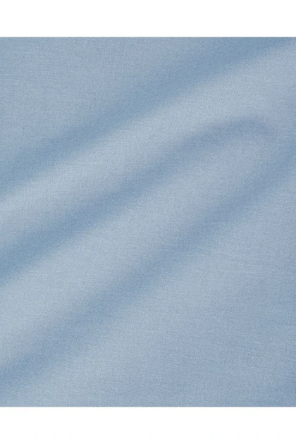 ملحفه کشدار یک نفره English Home مدل Pure پنبه‌ای - آبی روشن