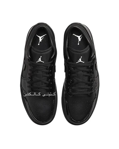 کتانی ویتنامی ایر جردن وان لو بلک فانتوم Nike Air Jordan 1 Low SE elephant black