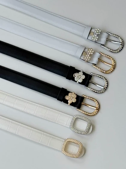 1643- کمربند پلاک نگین‌دار