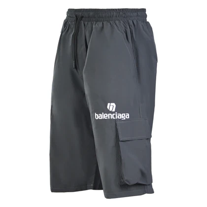 شلوارک ورزشی مردانه بالنسیاگا مدل CNA-3D417 طوسی تیره